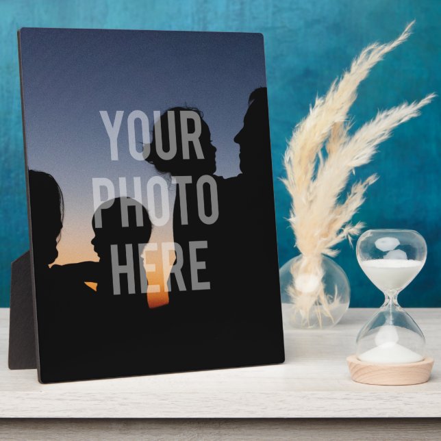 Create Your Own Custom Family Photo Keepsake Plaque (Side)