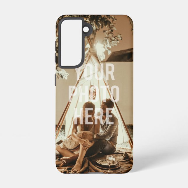 Create Your Own Custom Family Photo Keepsake  Samsung Galaxy Case (Back)