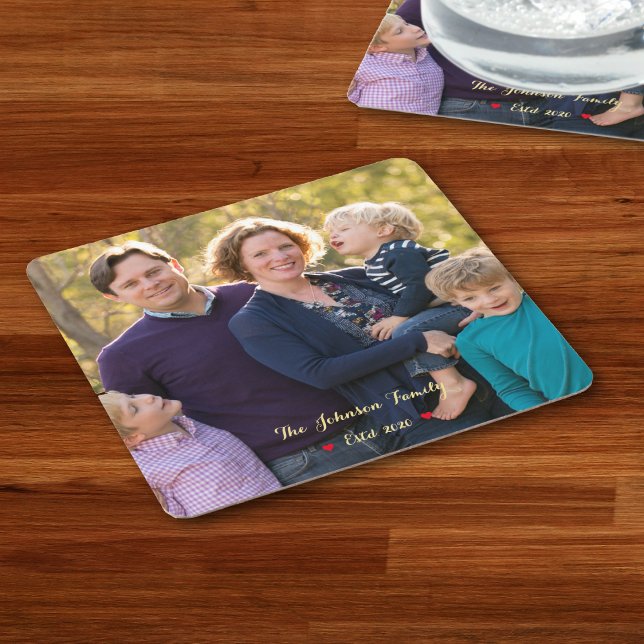 Create Your Own Custom Family Photo Paper Coasters (Create Your Own Custom Family Photo Paper Coasters)