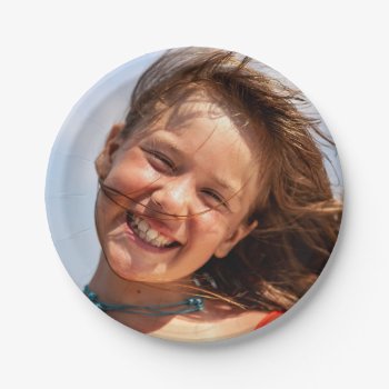 Create Your Own Custom Family Photo Paper Plates by HasCreations at Zazzle