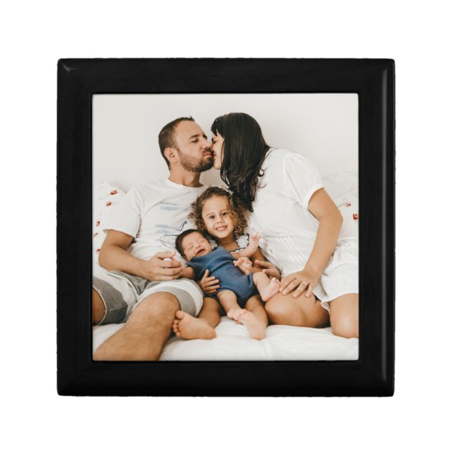 Create Your Own Custom Family Photo Personalized  Gift Box (Front)