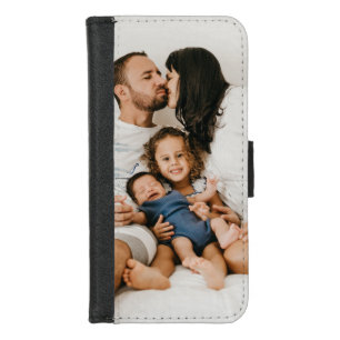 Create Your Own Custom Family Photo Personalized   iPhone 8/7 Wallet Case
