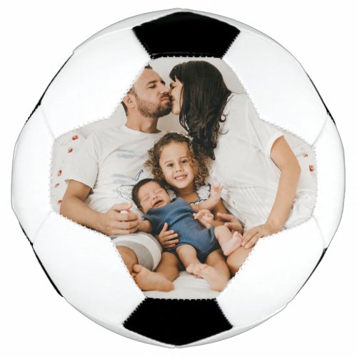 Create Your Own Custom Family Photo Personalized Soccer Ball