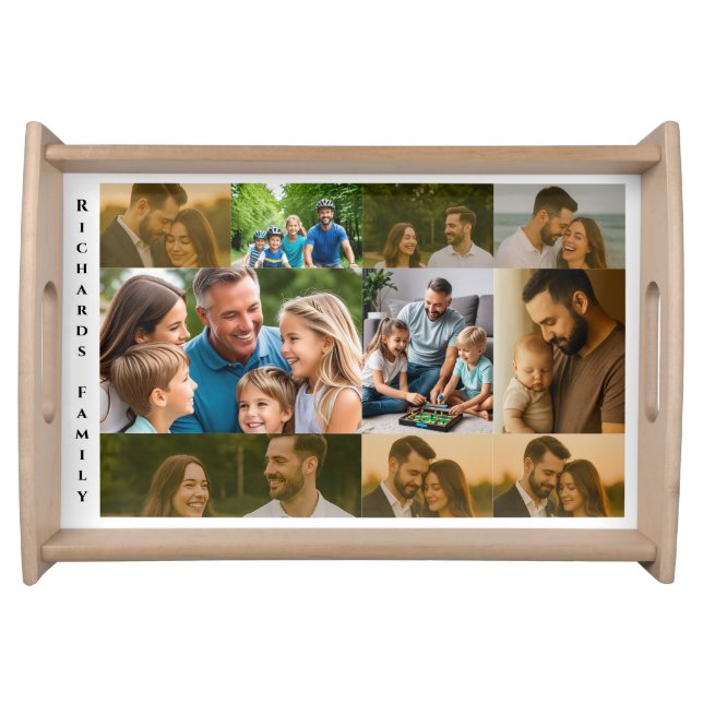 Create your own Custom Family Serving Tray (Front)