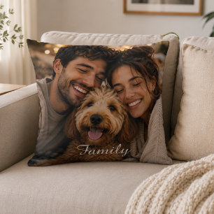 Create your own custom family throw pillow