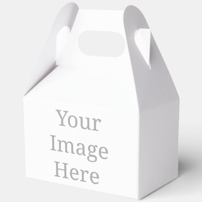 Create your own custom  favor boxes (Front)