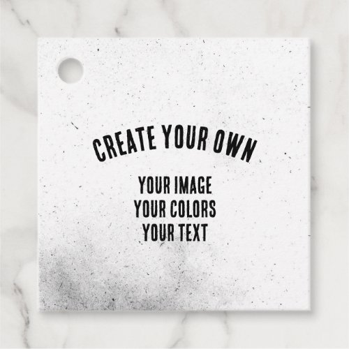 Create Your Own Custom Favor Tags