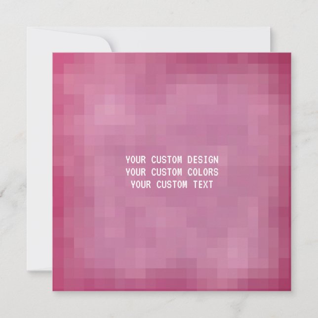 Create Your Own Custom Flat Card (Front)