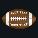 Create Your Own Custom Football<br><div class="desc">Create Your Own Custom Football.Add your Name or Other text as desired. A fun gift on Kids Birthdays.</div>