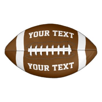 Create Your Own Custom Football by nadil2 at Zazzle