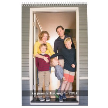 Create Your Own Custom French 2024 Photo Calendar by RocklawnArts at Zazzle