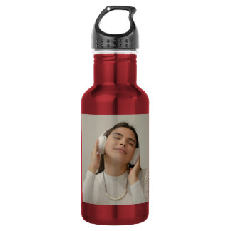 Create Your Own Custom Full Photo Modern Stainless Steel Water Bottle