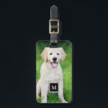 Create your own custom full photo monogram luggage tag<br><div class="desc">Modern luggage tag with full custom photo.
You can add your own most beautiful photo to personalize it.
You can change the name,  monogram and text,  if you need help please contact me.</div>