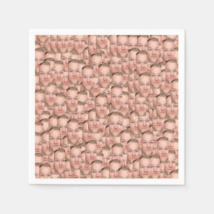 Create your own Custom Funny Photo Collage Napkins