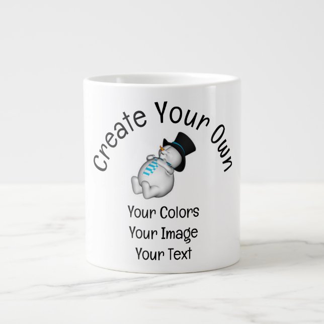 Create Your Own Custom Giant Coffee Mug (Front)