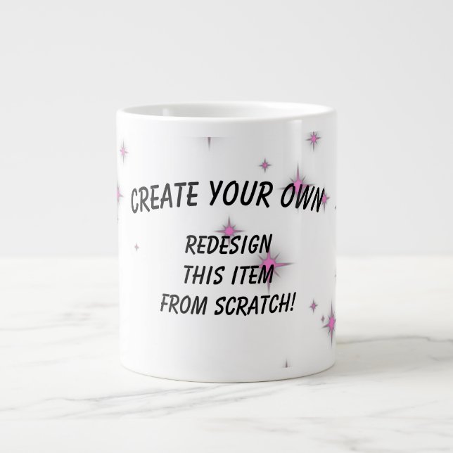 Create Your Own Custom Giant Coffee Mug (Front)