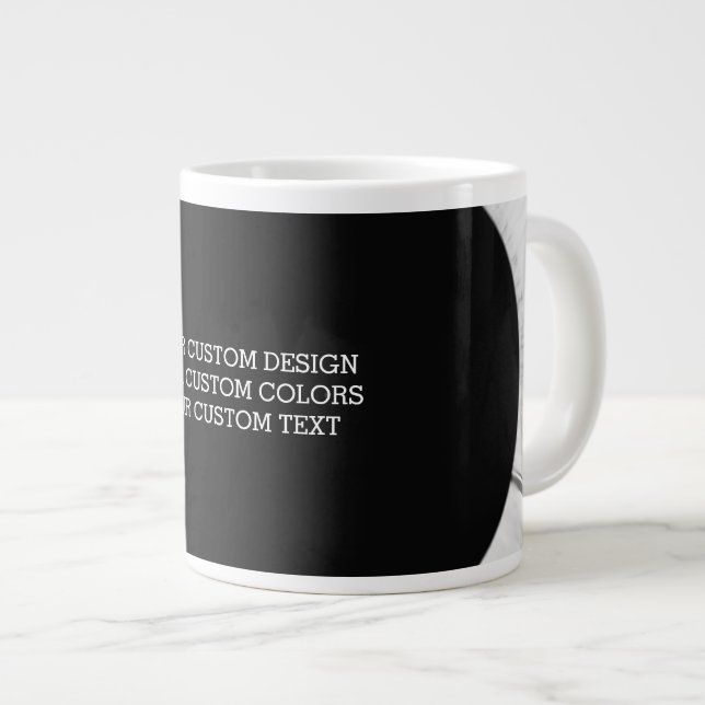Create Your Own Custom Giant Coffee Mug (Front Right)