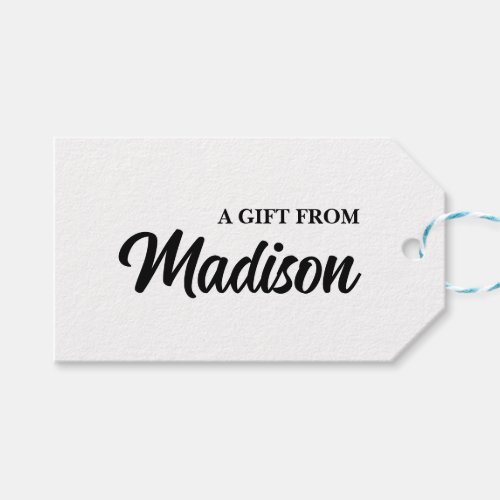 Create your own custom gift tags