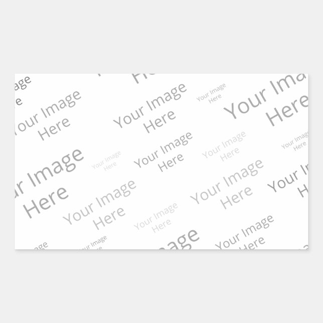 Create Your Own Custom Glossy Rectangle Sticker (Front)