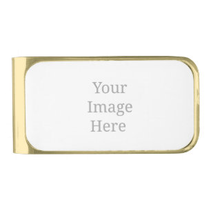 Create your own custom gold finish money clip