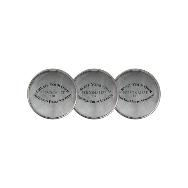 Create Your Own Custom Golf Ball Marker (3 Up)