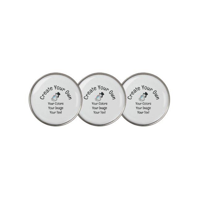 Create Your Own Custom Golf Ball Marker (3 Up)