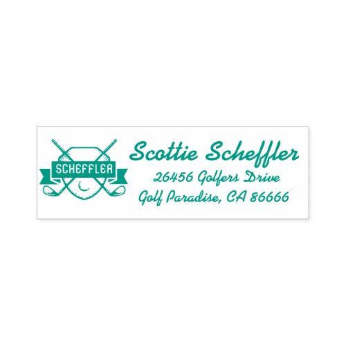 Create Your Own Custom Golf Personalized Self_inking Stamp