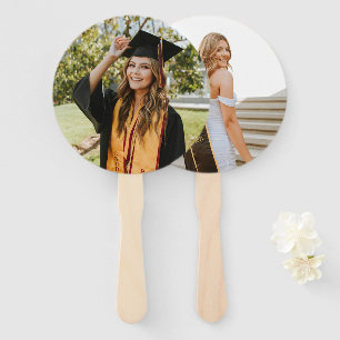 Create Your Own Custom Graduate 2 Photo Hand Fan