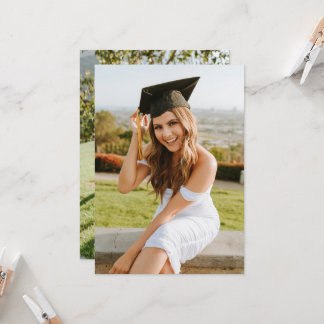 Create Your Own Custom Graduate 2 Photo Invitation