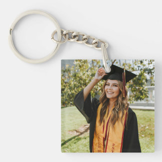 Create Your Own Custom Graduate 2 Photo Keychain