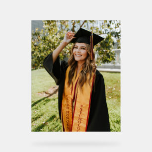 Create Your Own Custom Graduate Photo Acrylic Sign