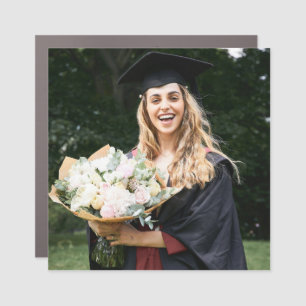 Create Your Own Custom Graduate Photo Car Magnet