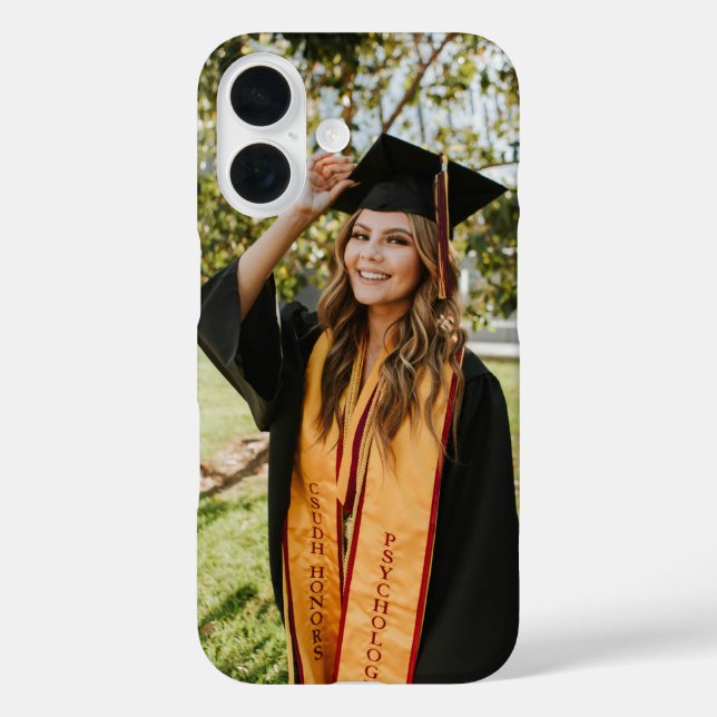 Create Your Own Custom Graduate Photo Case-Mate iPhone Case (Back)