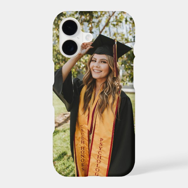 Create Your Own Custom Graduate Photo Case-Mate iPhone Case (Back)