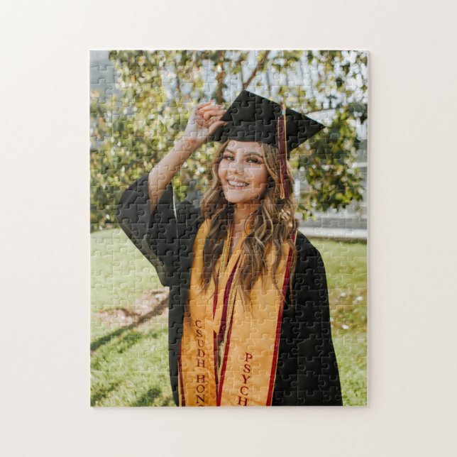 Create Your Own Custom Graduate Photo Jigsaw Puzzle (Vertical)