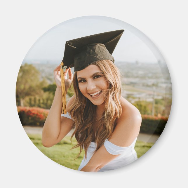 Create Your Own Custom Graduate Photo Magnet (Front)