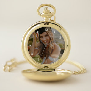 Create Your Own Custom Graduate Photo Pocket Watch