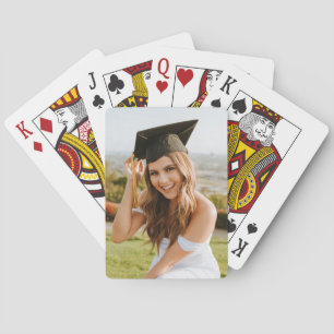 Create Your Own Custom Graduate Photo Poker Cards