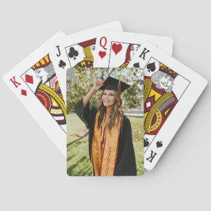 Create Your Own Custom Graduate Photo Poker Cards