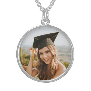 Create Your Own Custom Graduate Photo Sterling Silver Necklace