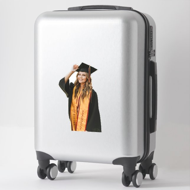 Create Your Own Custom Graduate Photo Sticker (Suitcase)