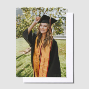 Create Your Own Custom Graduate Photo Vellum Invitations
