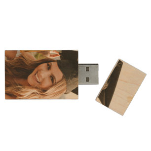 Create Your Own Custom Graduate Photo Wood Flash Drive