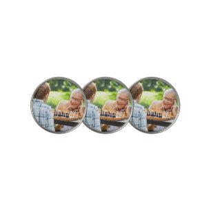 Create Your Own Custom Grandchildren Photo Gift Golf Ball Marker
