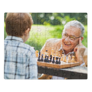 Create Your Own Custom Grandchildren Photo Gift Jigsaw Puzzle