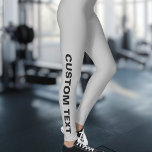 Create Your Own Custom Gray Leggings<br><div class="desc">Create Your Own Custom Gray Leggings.</div>