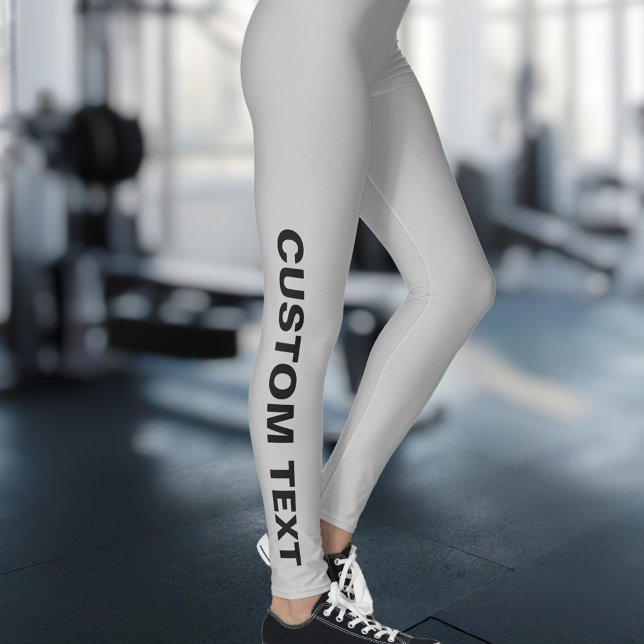 Create Your Own Custom Gray Leggings (Creator Uploaded)