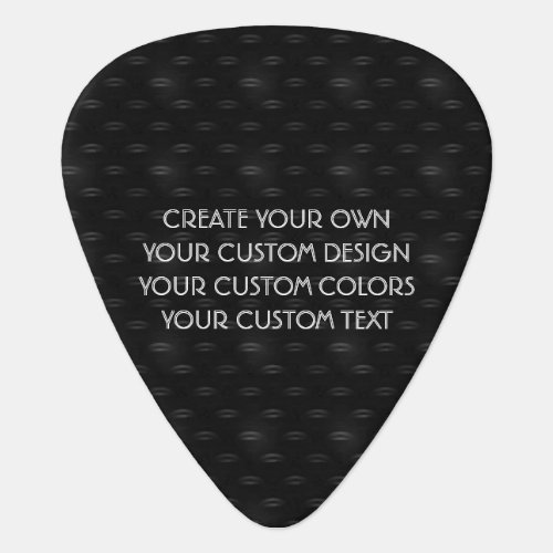 Create Your Own Custom Guitar Pick