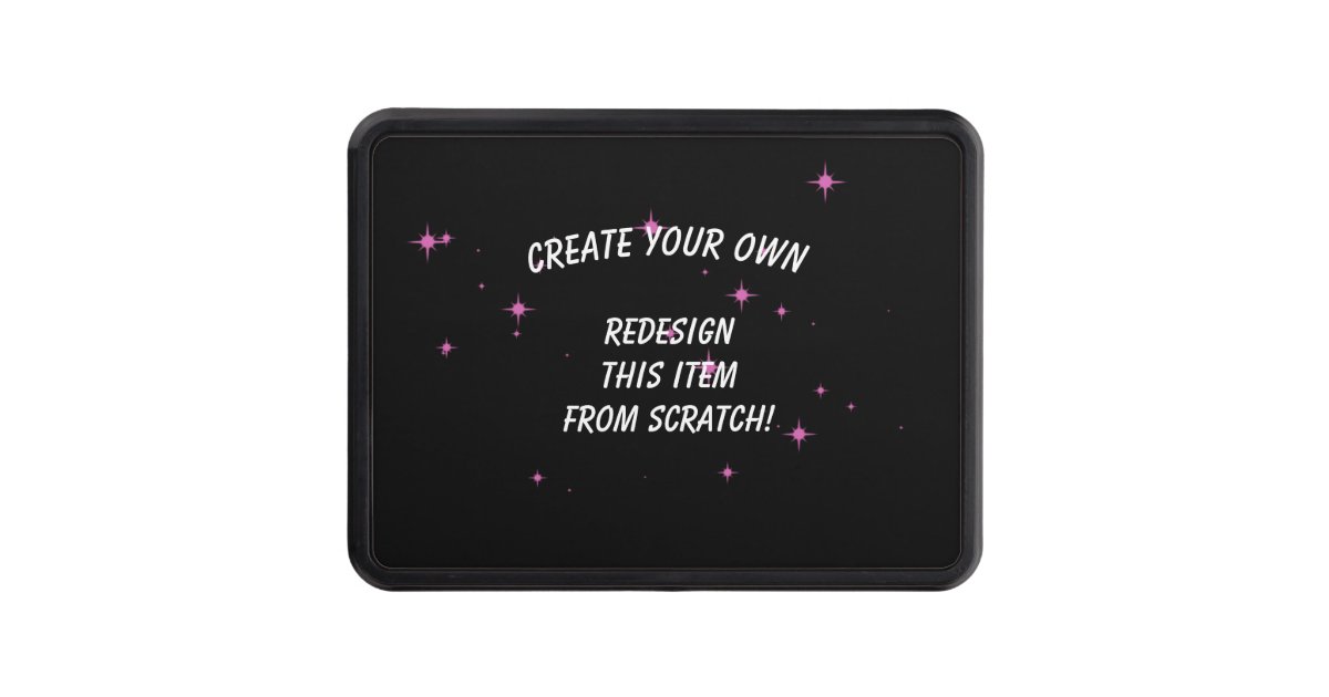 Create Your Own Custom Hitch Cover Zazzle
