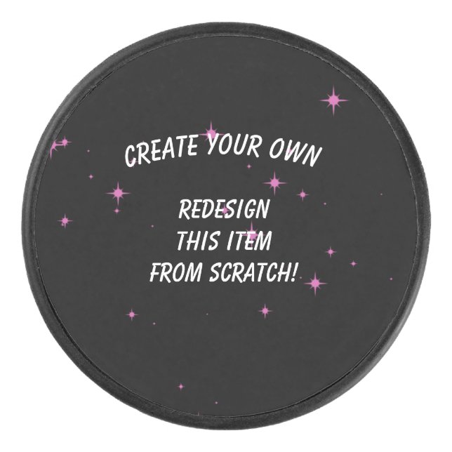 Create Your Own Custom Hockey Puck (Front)